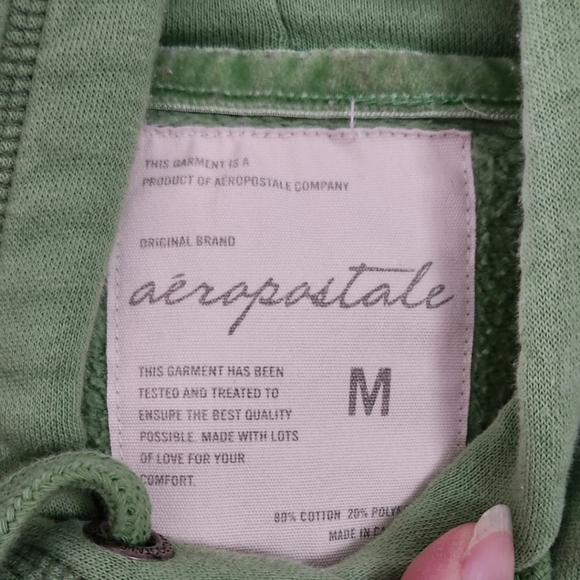 Aeropostale sweatshirt, size medium, color green - Picture 4 of 4